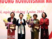 2 nhà khoa học nữ tiêu biểu được nhận Giải thưởng Kovalevskaia 