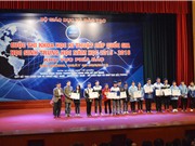 9 đề tài lĩnh vực STEM được trao giải tại ViSEF 2016 phía Bắc