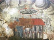 Hình vẽ lạ nghi là UFO trên tranh tường 400 năm tuổi