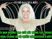 ĐỘC-LẠ: Móng tay dài 9 mét, tác hại đáng sợ của điện thoại di động