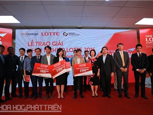 Giải Khởi nghiệp Lotte 2016 đã có chủ