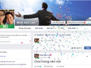 Facebook ra tính năng bắn pháo hoa mừng năm mới