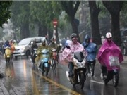 Không khí lạnh tăng cường, Hà Nội mưa, lạnh 14 độ C