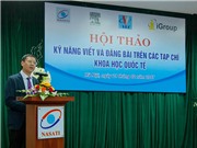 Chuyên gia quốc tế trao đổi kỹ năng xuất bản bài trên tạp chí khoa học