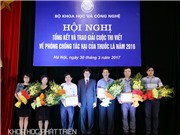 Bộ Khoa học và Công nghệ trao giải cuộc thi viết về phòng chống tác hại thuốc lá 