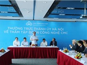 Bí thư Hoàng Trung Hải thăm Tập đoàn CMC