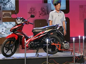 Xe máy phát điện - sản phẩm của nhà sáng chế Việt Nam