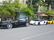Dàn siêu xe Sài Gòn 'đi chơi' lễ