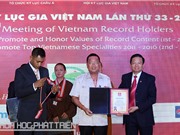 Kỷ lục gia Hoàng Đức Thảo được vinh danh vì có nhiều công trình sáng tạo
