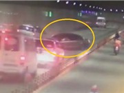 Clip: Chạy ngược chiều, ô tô gây tai nạn liên hoàn tại hầm Thủ Thiêm