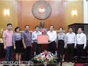 Bộ Khoa học và Công nghệ hỗ trợ đồng bào chịu thiệt hại do mưa lũ
