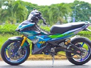 Yamaha Exciter 150 độ phụ kiện môtô 1000cc tại Cần Thơ