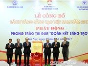 72 công trình có mặt trong Sách vàng Sáng tạo Việt Nam 2017