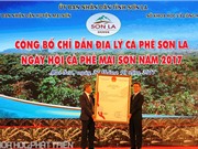 Công bố chỉ dẫn địa lý sản phẩm cà phê Sơn La