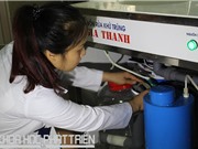 Một kilôgram muối khử trùng cả trăm mét khối nước