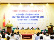 Thủ tướng đề nghị báo chí tích cực phản bác thông tin sai trái trên mạng xã hội
