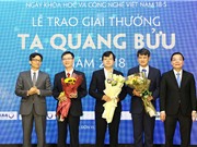 Giải thưởng Tạ Quang Bửu 2019: Nhiều điểm mới
