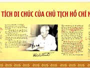 Di chúc Chủ tịch Hồ Chí Minh và 50 năm thực hiện lời căn dặn của Người