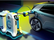 Volkswagen hé lộ robot sạc điện cho ôtô