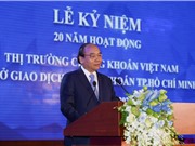 Thủ tướng: Đưa thị trường chứng khoán Việt Nam sớm lên thành thị trường mới nổi
