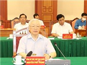 Tổng Bí thư, Chủ tịch Nước chủ trì họp Tiểu ban Văn kiện Đại hội XIII