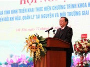 Triển khai thành công 43 đề tài nghiên cứu về biến đổi khí hậu, quản lý tài nguyên và môi trường
