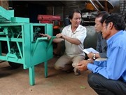 Máy lột vỏ sắn tự động: Hoàn thiện sau 15 năm