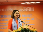 Úc tài trợ 9,5 triệu AUD cho sáng kiến chấm dứt bạo lực đối với phụ nữ và trẻ em