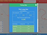 Lạng Sơn ra mắt bản đồ COVID-19, theo dõi tình hình dịch theo thời gian thực