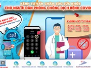 TPHCM mở đường dây tư vấn phòng, chống COVID-19 