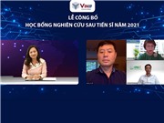 Quỹ VinIF lần đầu trao học bổng sau tiến sĩ, trị giá 30 triệu đồng/tháng