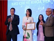 Công bố Giải thưởng báo chí về KH&CN năm 2020