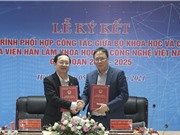 Bộ KH&CN và Viện Hàn lâm KH&CN ký kết Chương trình phối hợp công tác giai đoạn 2021-2025