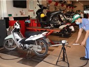  Hà Nội: Đo kiểm miễn phí khí thải xe máy và hỗ trợ đổi xe cũ lấy xe mới