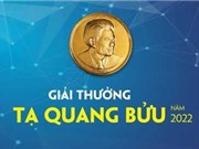 Năm đề cử Giải thưởng Tạ Quang Bửu 2022