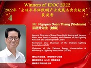 Thuyền trưởng Rạng Đông nhận giải thưởng cao quý của Liên minh Chiếu sáng rắn Quốc tế (ISA)