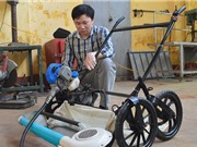 Máy thu hoạch rau bán tự động
