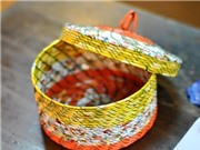 Máy xe sợi từ bao bì nhựa