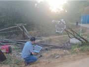 Thiết bị leo dây cáp nhằm giám sát và phát hiện hư hỏng của cáp cầu treo