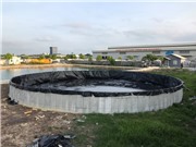 Mô hình lắp ghép ao tôm di động