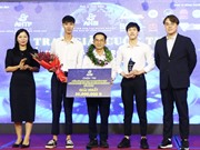 Nhang lúa đoạt giải Nhất cuộc thi ĐMST trong nông nghiệp
